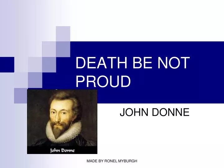death be not proud