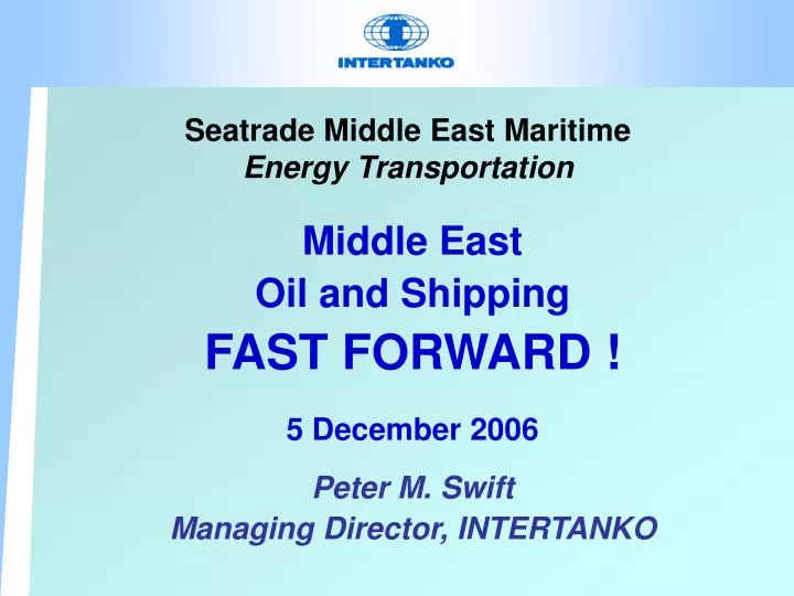 seatrade middle east maritime energy transportation