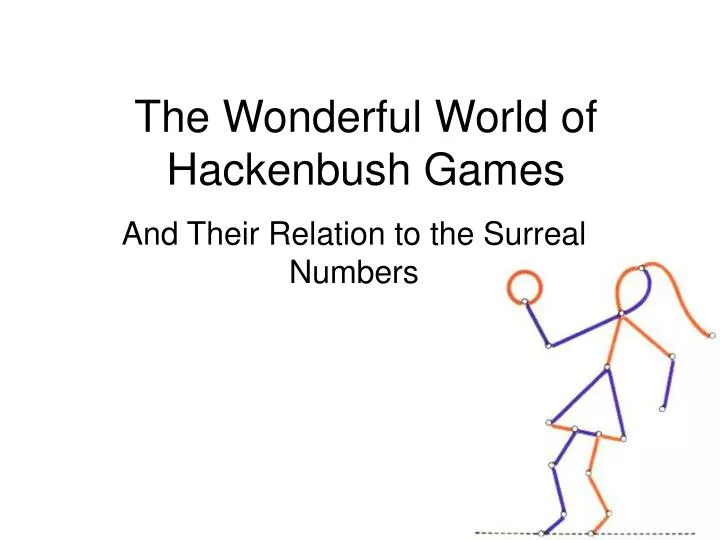 the wonderful world of hackenbush games