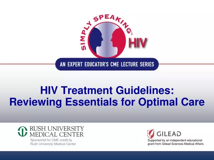 hiv treatment guidelines reviewing essentials for optimal care