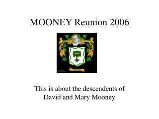 MOONEY Reunion 2006