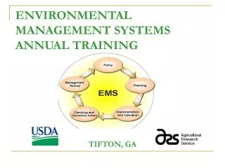 ENVIRONMENTAL MANAGEMENT SYSTEMS ANNUAL TRAINING
