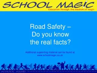 Road Safety – Do you know the real facts?