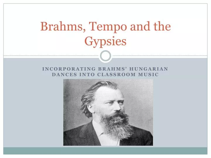 brahms tempo and the gypsies