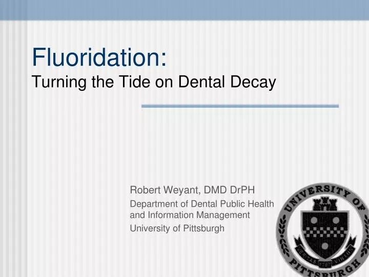fluoridation turning the tide on dental decay