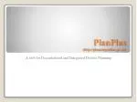 PlanPlus (http://planningonline.gov.in) - slide 1