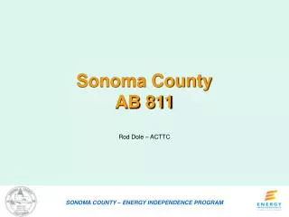 sonoma county ab 811