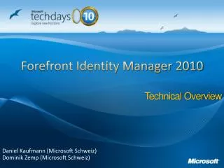 Forefront Identity Manager 2010