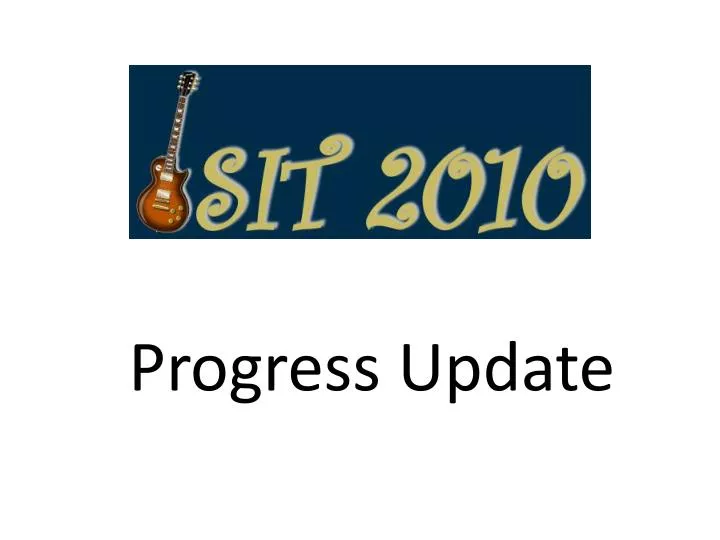 progress update