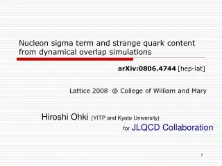 Nucleon sigma term and strange quark content from dynamical overlap simulations