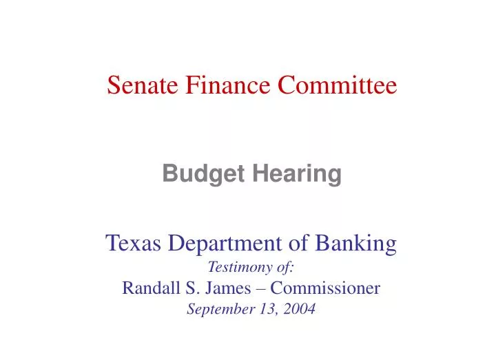 budget hearing