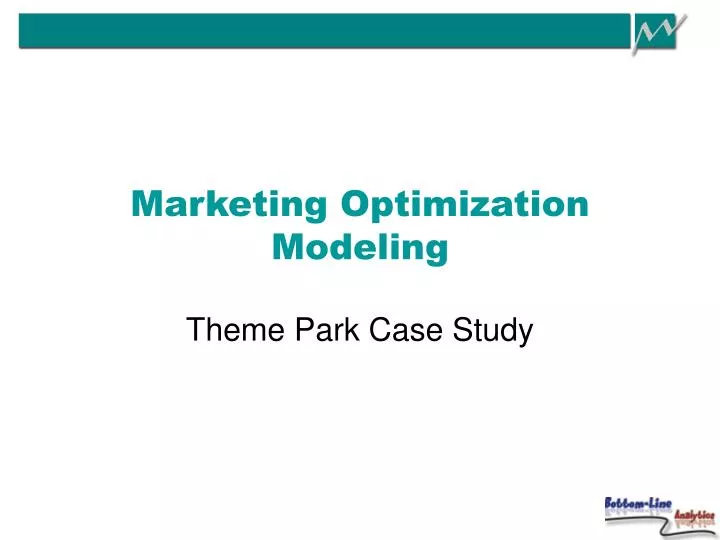 marketing optimization modeling