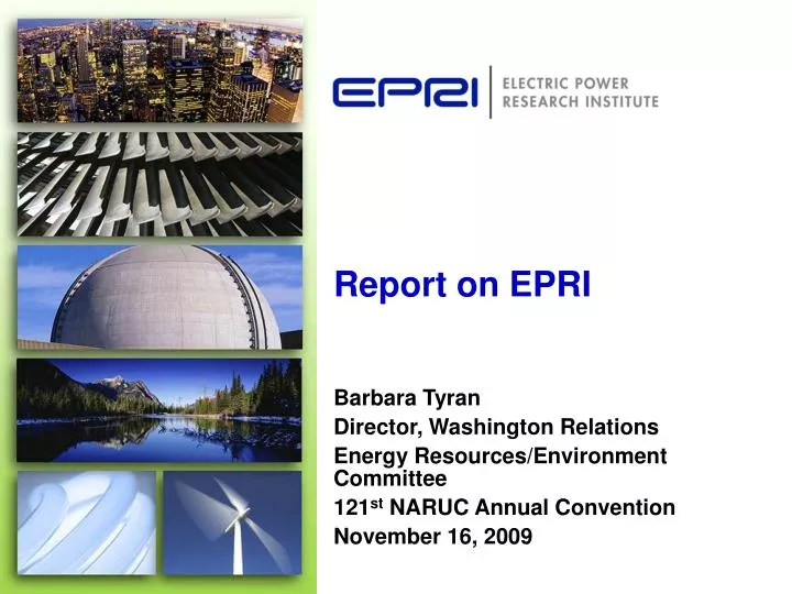 report on epri