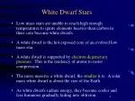 White Dwarf Stars - slide 1