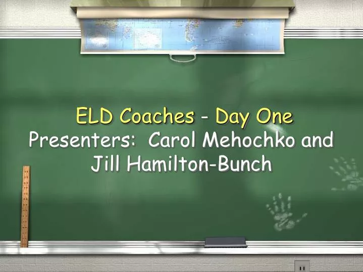 eld coaches day one presenters carol mehochko and jill hamilton bunch