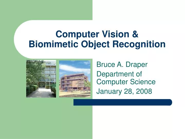 computer vision biomimetic object recognition