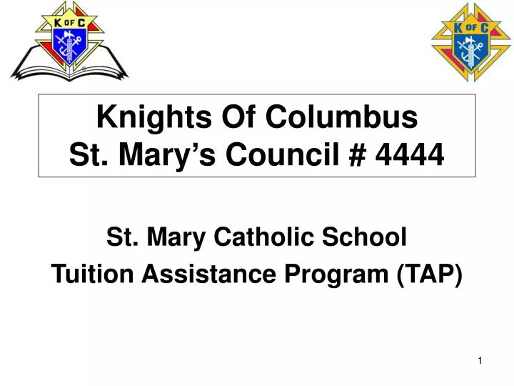 knights of columbus st mary s council 4444