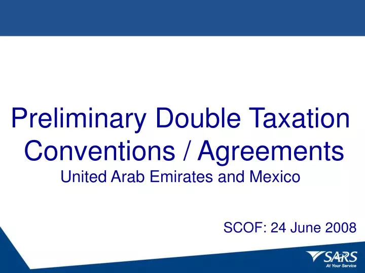 preliminary double taxation conventions agreements united arab emirates and mexico
