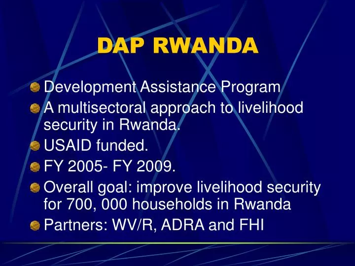 dap rwanda