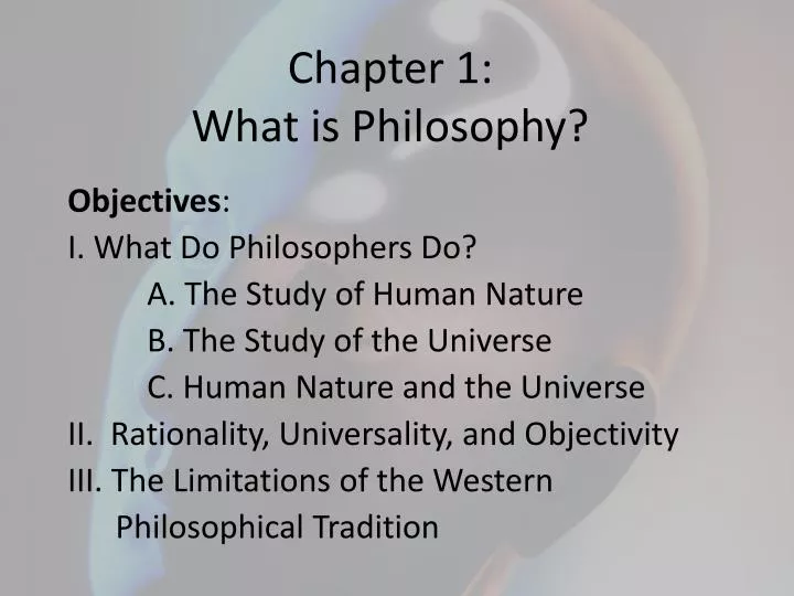 chapter 1 what is philosophy