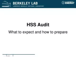 HSS Audit What to expect and how to prepare