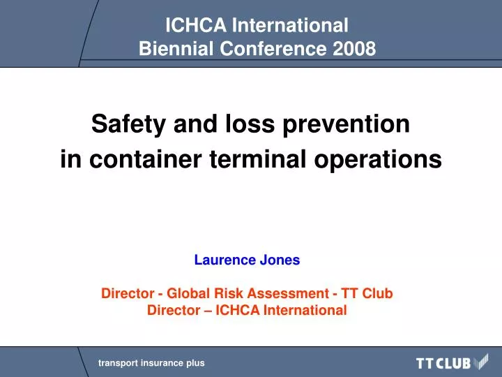 safety and loss prevention in container terminal operations