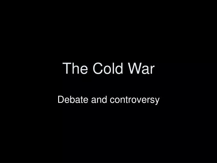 the cold war