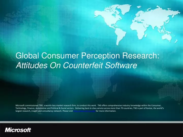 global consumer perception research attitudes on counterfeit software