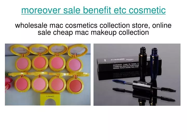 moreover sale benefit etc cosmetic