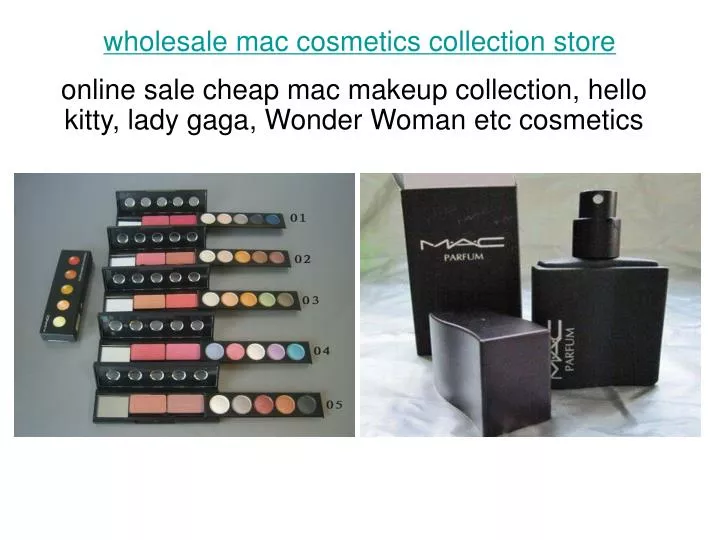 wholesale mac cosmetics collection store