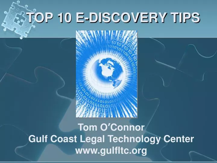 top 10 e discovery tips