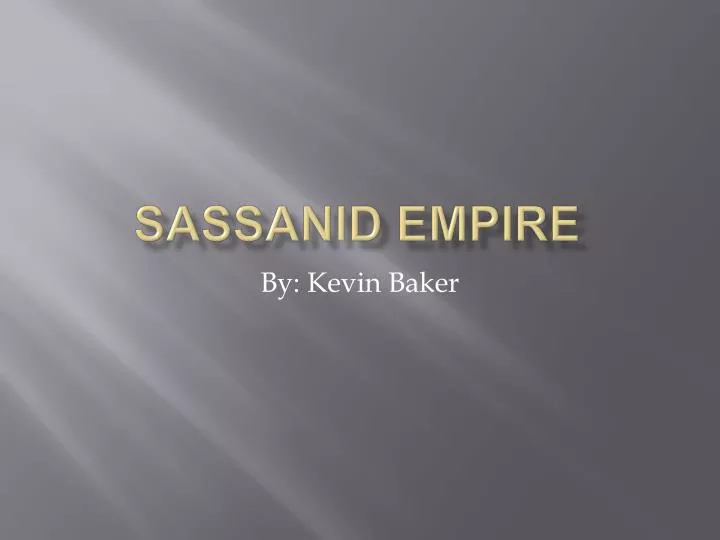 sassanid empire