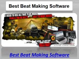 Best beat making software