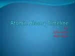 Atomic History Timeline - slide 1