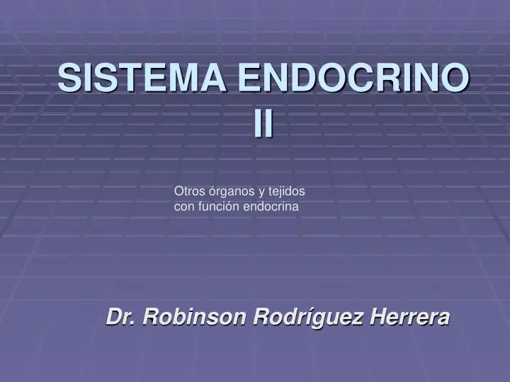 sistema endocrino ii