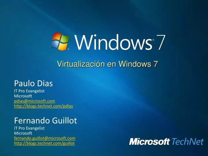 virtualizaci n en windows 7