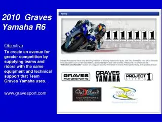 2010 Graves Yamaha R6