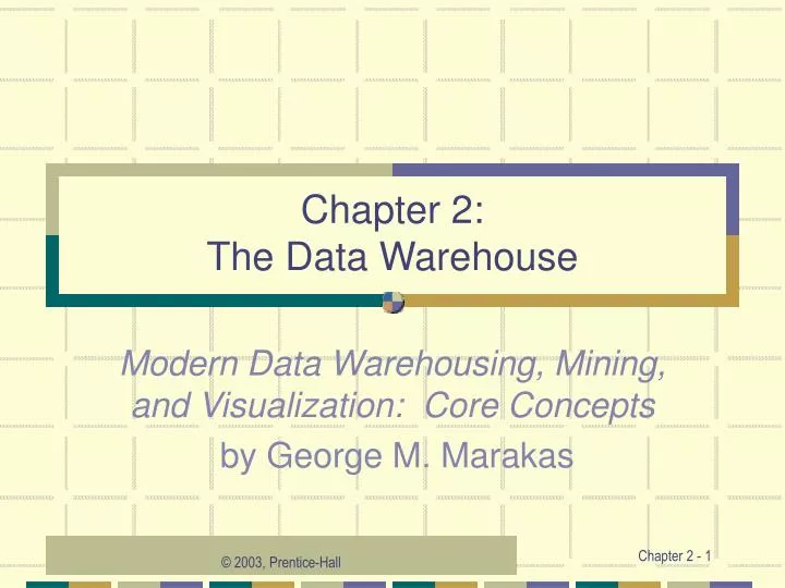 chapter 2 the data warehouse
