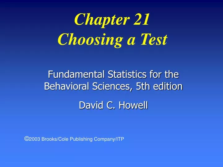 fundamental statistics for the behavioral sciences 5th edition david c howell