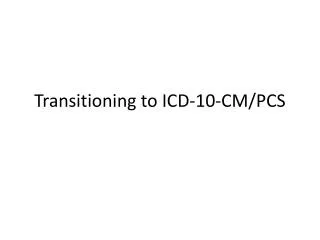 Transitioning to ICD-10-CM/PCS