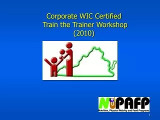 Corporate WIC Certified Train the Trainer Workshop (2010)