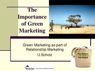 The Importance of Green Marketing