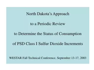 This power point presentation follows the handout prepared for this conference. 	Slides are numbered and labeled as in t