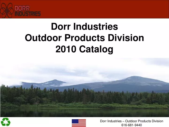 dorr industries outdoor products division 2010 catalog