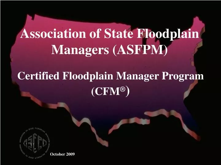 certified floodplain manager program cfm