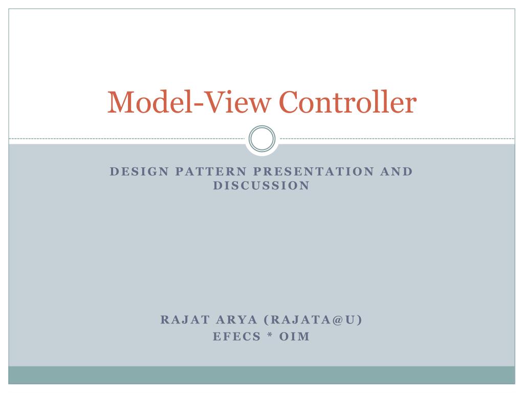 PPT - Model-View Controller PowerPoint Presentation, free download - ID ...