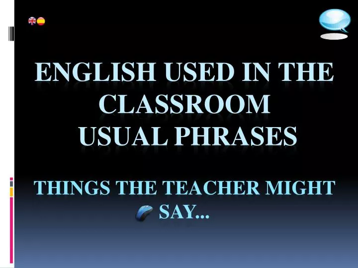 english used in the classroom usual phrases things the teacher might say www claseshistoria com
