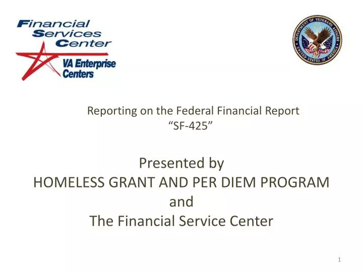 reporting on the federal financial report sf 425