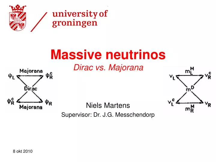 massive neutrinos dirac vs majorana