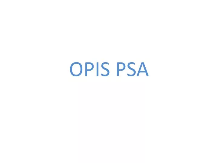 opis psa